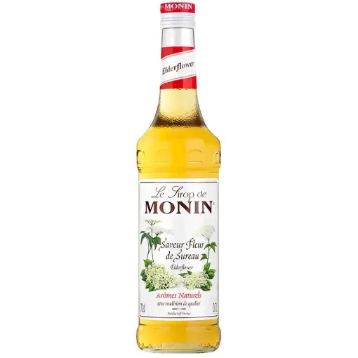 Monin - Elderflower Syrup - Premium Flavoring for Beverages product image