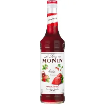 Monin - Strawberry Syrup - Premium Flavoring for Beverages product image