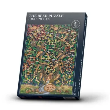 Water & Wine - 1000 Piece Beer Styles Puzzle product image