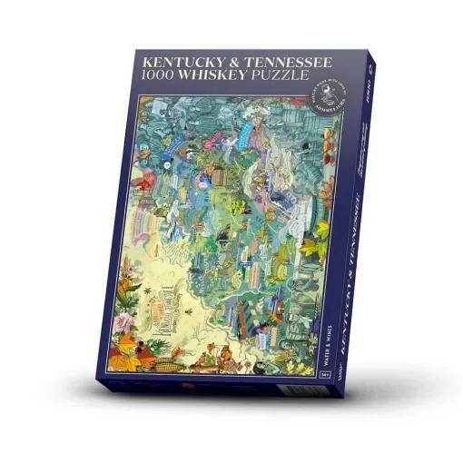 Water & Wine - 1000 Piece Puzzle - Kentucky & Tennessee product image