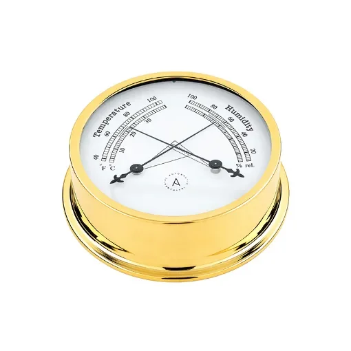 Autonauticinstrumental - Marine Thermohygrometer TH175D - 24-Carat Gold Plated product image