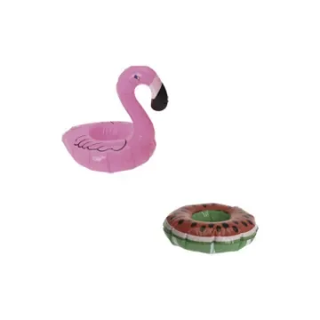 Divers - Floating Glass Holder Pack Flamingo & Watermelon - 81821-flamantrose-81821-pasteque product image
