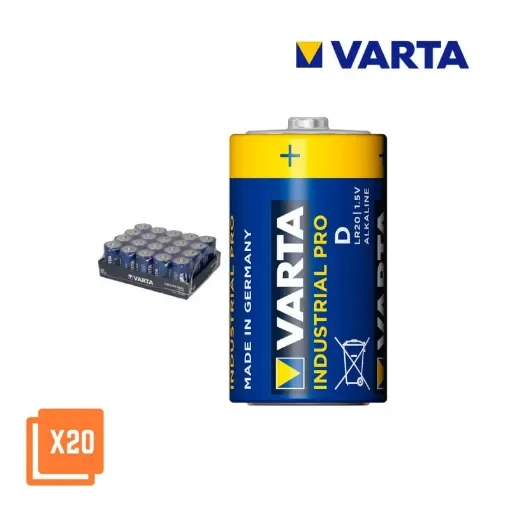 Varta - Pack of 20 LR20 D Batteries - 38594 product image