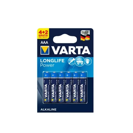 Varta - 6 LR03 AAA Alkaline Batteries - 38975 product image