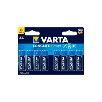 Varta - 8 LR6 AA Long Life Batteries - 38606 product image
