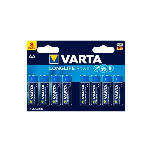 Varta - 8 LR6 AA Long Life Batteries - 38606 product image
