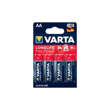 Varta - 4 LongLife AA Max Power Alkaline Batteries - 38443 product image