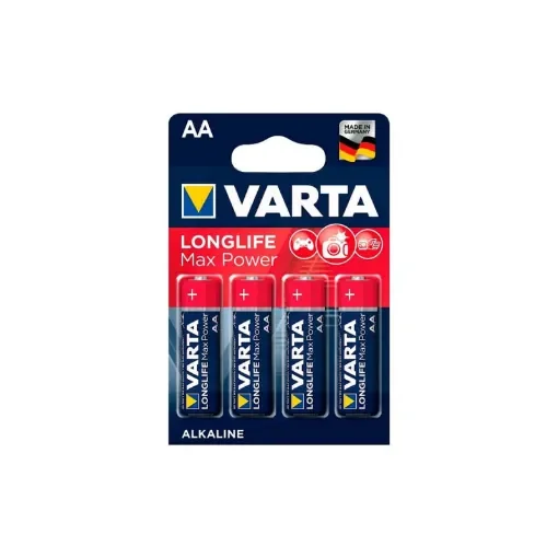 Varta - 4 LongLife AA Max Power Alkaline Batteries - 38443 product image