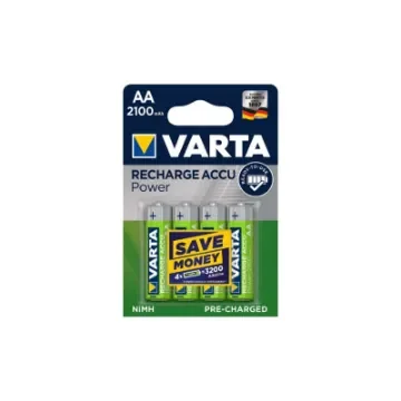 Varta - 4 AA Accu Power Rechargeable Batteries 2100mAh - 38650 product image