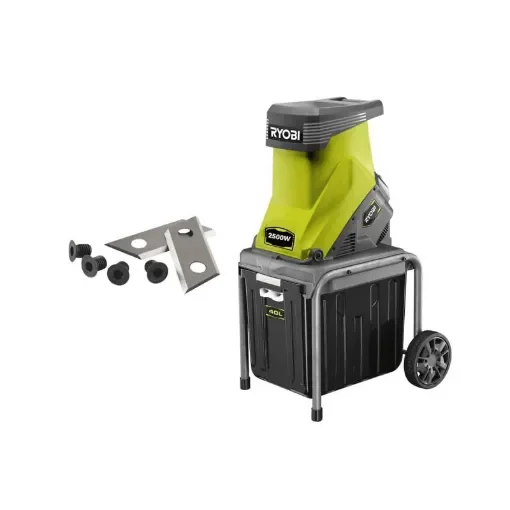 Ryobi - 2500W Garden Shredder with 2 Blades - 5133002512-5132002646 product image