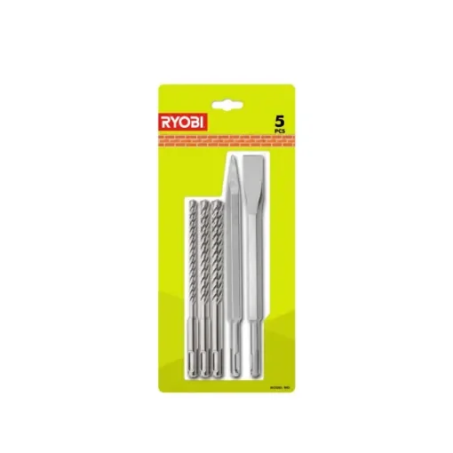 Ryobi - SDS+ Drill Bits and Chisels Kit - RAKSP05 product image
