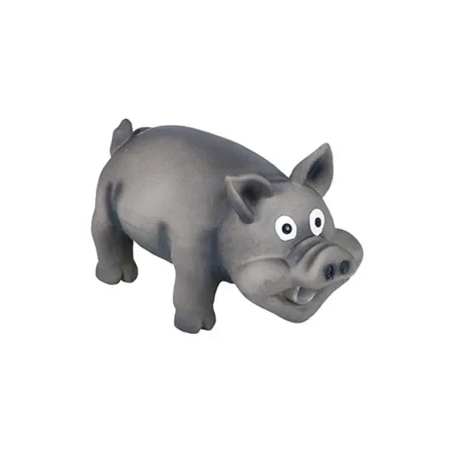 Nayeco - Dog Toy Boar Shape 15cm Grey - 06908-Gris product image