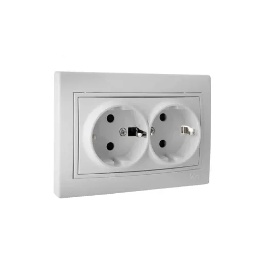 Divers_Elk3 - Double Socket 16A 250V with Shutter - 65331 product image