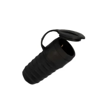 EDM - Waterproof Black Rubber Socket with Flap - R42110 product image