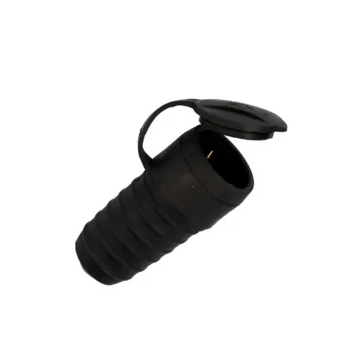 EDM - Waterproof Black Rubber Socket with Flap - R42110 product image