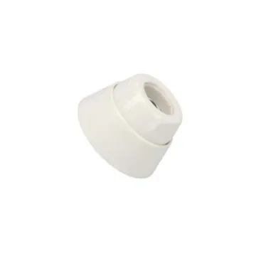 EDM - Porcelain E27 Straight Wall Socket - R44043 product image