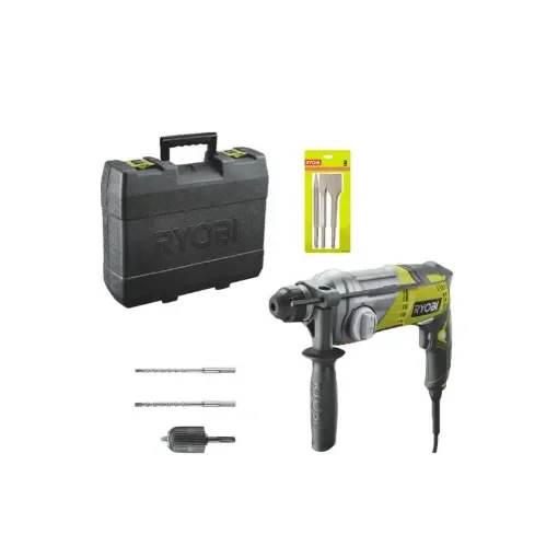 Ryobi - SDSPlus Hammer Drill 680W with 3 Chisels - 5133002499-5132004836 product image
