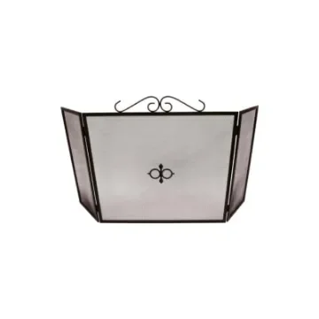 EDM Fireplace Screen - Foldable - 110x60cm - 85755 product image