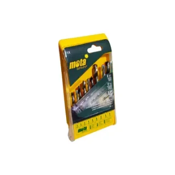 Mota Herramientas - Set of 9 Wood and Widia Drills - 39351 product image