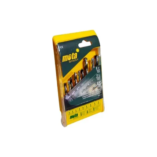 Mota Herramientas - Set of 9 Wood and Widia Drills - 39351 product image