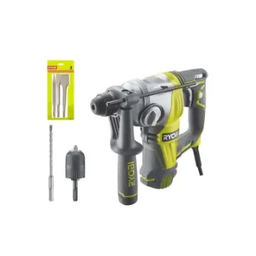 Ryobi - SDSPLUS 800W Hammer Drill with 3 Chisels - 5133004440-5132004836 product image
