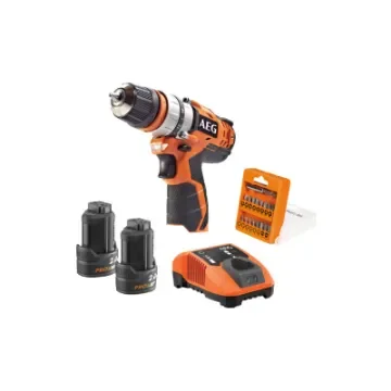 AEG - 12V Drill Driver with 2 Batteries & Charger - 4935478618 product image