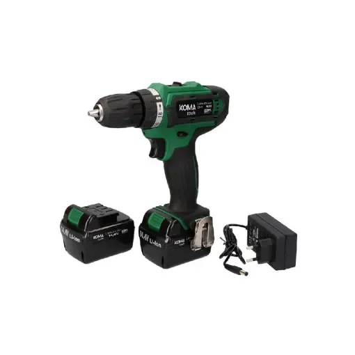 Koma Tools - Cordless Screwdriver 14 4V with 2 Batteries - 08703 product image