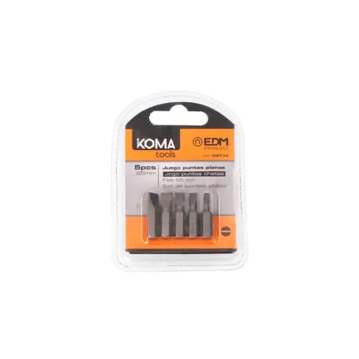 Koma Tools - 5-Piece Flat Bit Set - 25mm - 08739 product image