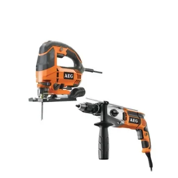 AEG - 1100W Electric Hammer Drill & 700W Jigsaw - 4935447375-4935451000 product image
