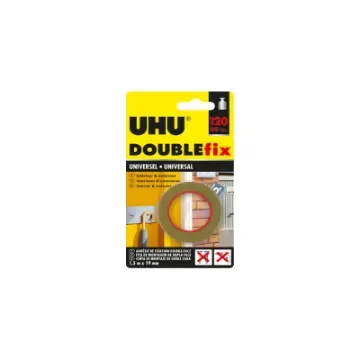UHU - Doublefix Universal Adhesive Tape 1.5m x 19mm - 36495 product image