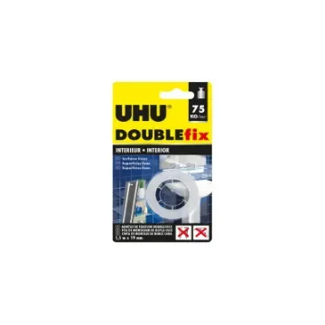 UHU - Doublefix Interior Adhesive Tape 1.5m x 19mm - 44855 product image