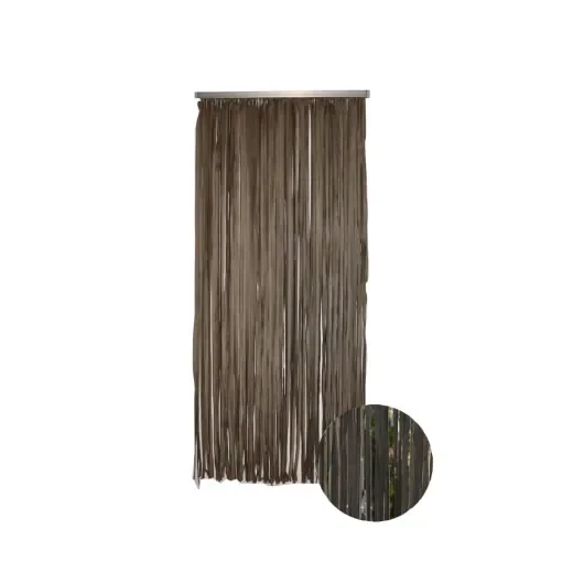 Confortex - Lima Door Curtain Grey 90x200 cm - 350079 product image