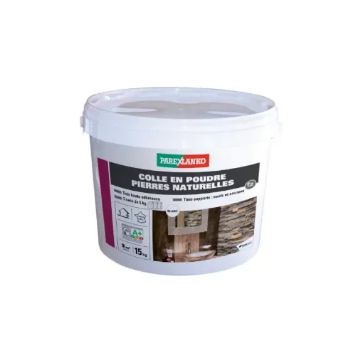 Parexlanko - Natural Stone Adhesive 15 kg White - 03275_remplace_par_32242 product image