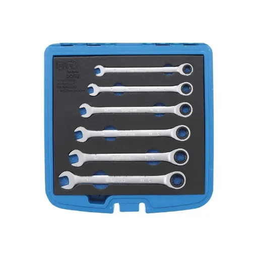 BGS Technic - Ratchet Combination Spanner Set 8-13 mm - 6502 product image