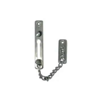 Divers - Door Bolt with Chain - Brushed Stainless Steel - 100116 product image