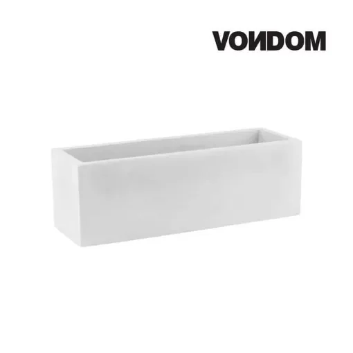 VONDOM - Decorative Planter Pot - Matt White 100cm - 41640-blanc-mat product image