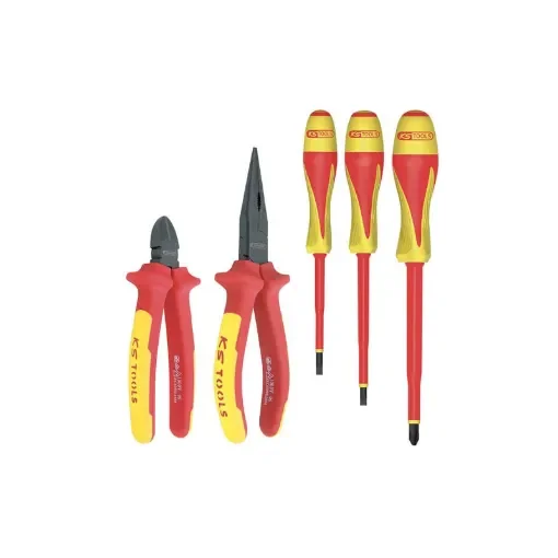 KS TOOLS - Ergotorque Insulated Pliers & Screwdrivers Set - 117.1106 product image