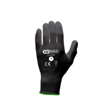 KS TOOLS - Microfibre Gloves - Black Size S - 310.0323 product image