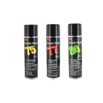 3M - Pack of 3 Scotch Weld Spray Adhesives - Colles-en-arosols-M75-M77-M80 product image