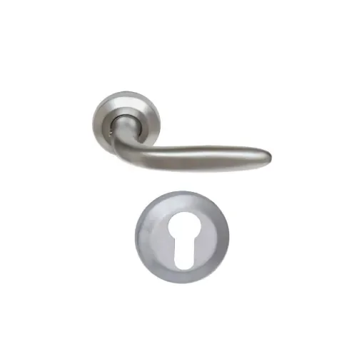 Divers Aluminium Door Handle Set - Pearl Chrome Finish - 010906-R3002 product image
