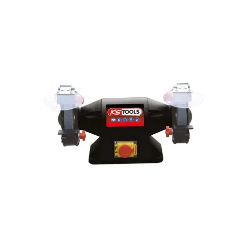 KS TOOLS - Bench Grinder 520W with Adjustable Tool Rest - 500.8458 product image