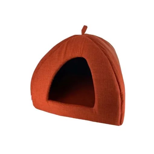 Zolux - Cat Igloo Soft Bed - Orange - 409521ORA product image
