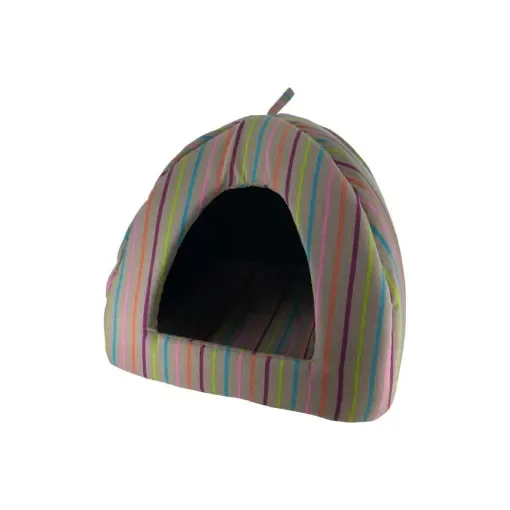 Zolux - Cat Igloo Soft Striped Grey - 409521GRR product image