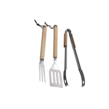 Divers - Set of 3 Barbecue Utensils - Stainless Steel - 73854 product image