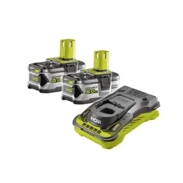 Ryobi - 18V Lithium-ion One+ 5.0 Ah Battery Set with Fast Charger - 5133004453 product image