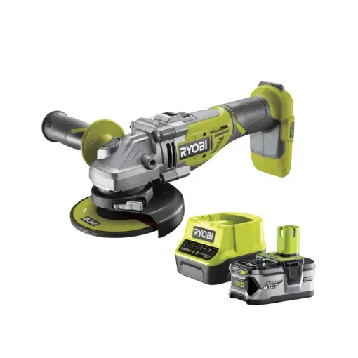 Ryobi - 18V Brushless Angle Grinder with Battery - 5133004231 product image