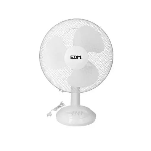 EDM - 45W Table Fan 40cm White - 33964 product image