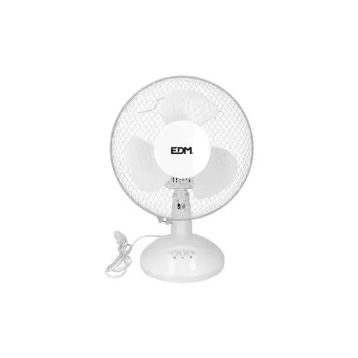 EDM - 25W Table Fan 23cm - White - 33962 product image