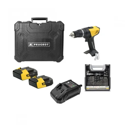 Peugeot - ENERGYDRILL 14V15 Drill with 2 Batteries - 250310-190646 product image