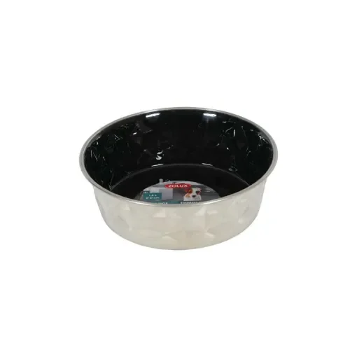 Zolux - Stainless Steel Pet Bowl 1.8L Black - 475536NOI product image